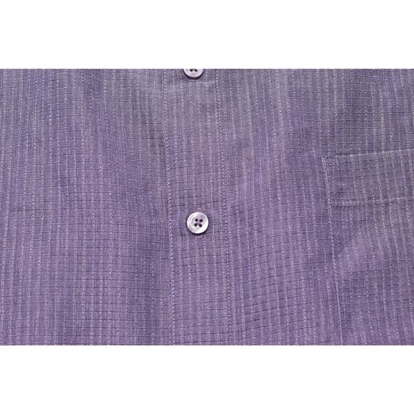 NEW Harbor Bay Men's Blue Short Sleeve Button Down Shirt Big & Tall Size 3XL - Picture 6 of 8